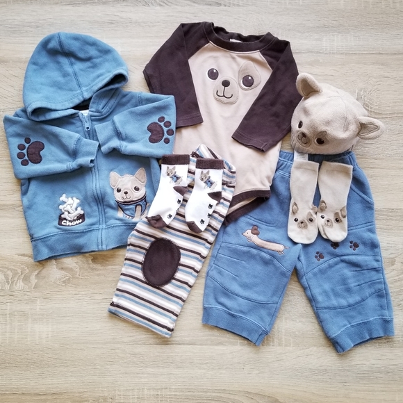 Vintage vguc Gymboree dog / puppy 7-piece set - Picture 15 of 15